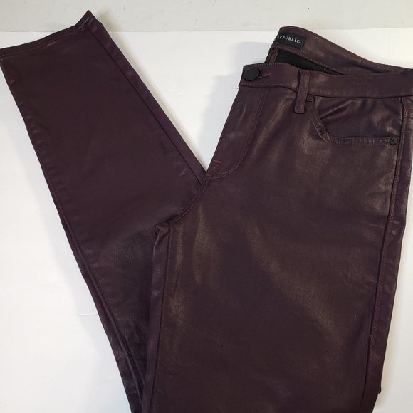 Rock & Republic Deep Purple Skinny Pants - Picture 9 of 11